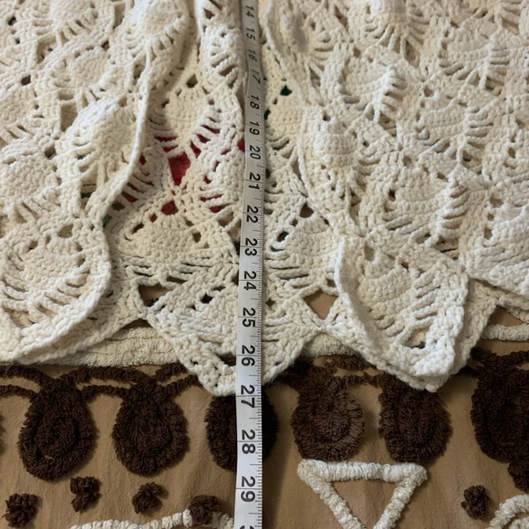 OSFM crochet poncho Hippie Boho - Picture 7 of 7